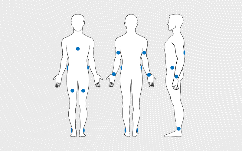 Body locations